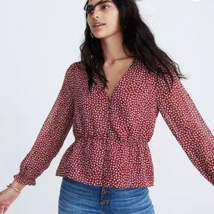 Madewell Overture Top in Ditsy Flowers